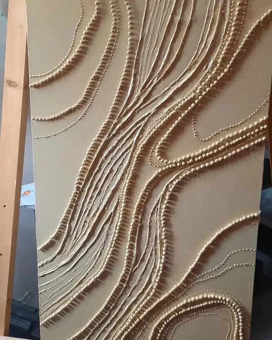 Pearl Textured Painting | Acrylic on Canvas | Home Decor | Wall Decor