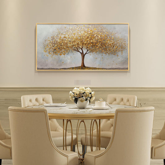 Tree of Life Wall Art - Hand Painted Original Painting - Canvas Artwork for Walls, Large Painting-Painting-BEESARI